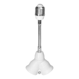 Adaptér objímky E27/2xE27 s predĺžením LH/E27/2XE27-16